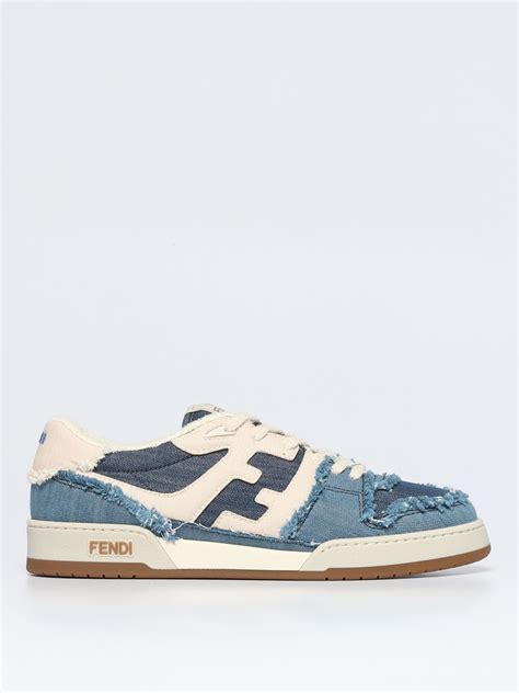 fendi jean sneakers|fendi sneakers for men.